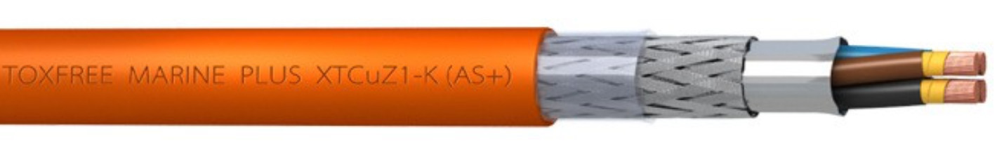 TOXFREE® MARINE PLUS XTCuZ1-K (AS+) Armoured fire-resistant marine power cable